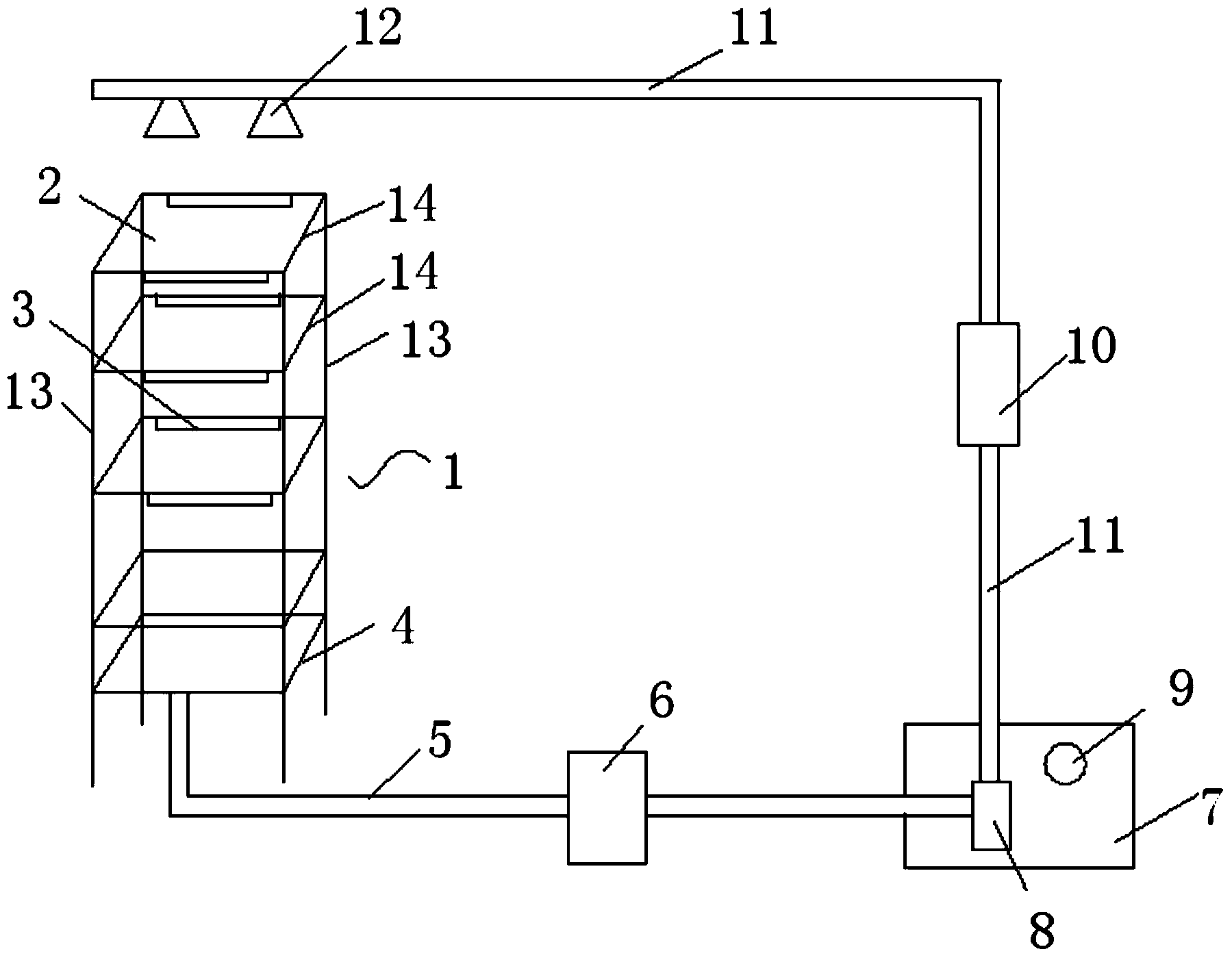 Nostoc algae ecological-simulation culturing system and culturing method