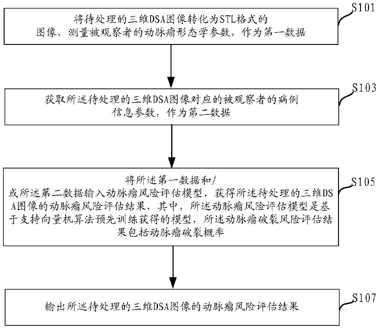 Aneurysm rupture risk assessment method and system