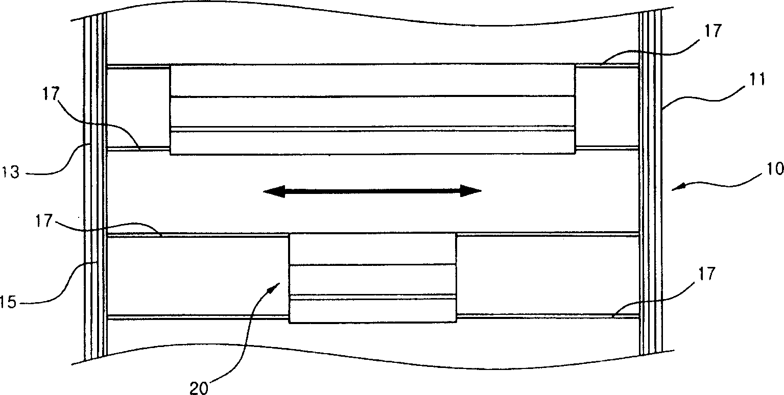 Mounting structure of rack for refrigerator door