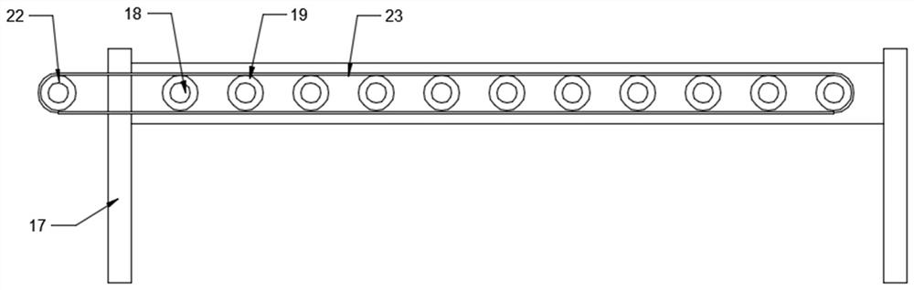 A resource separation and recovery device for waste reinforced concrete slab walls