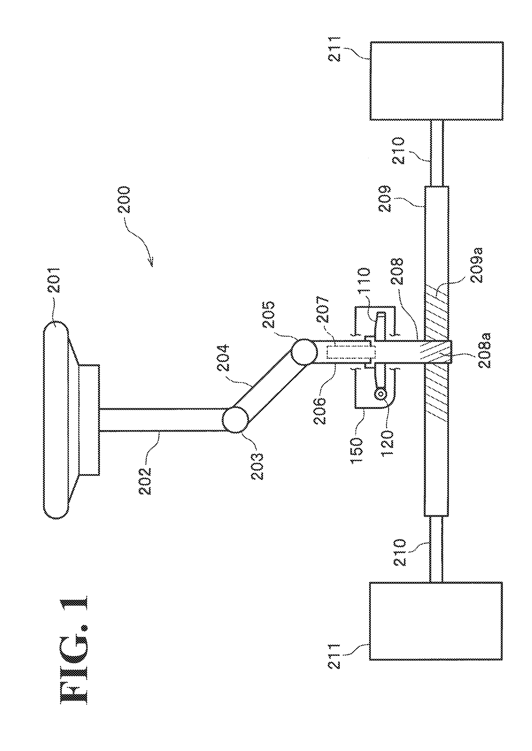 Joint structure and power steering device