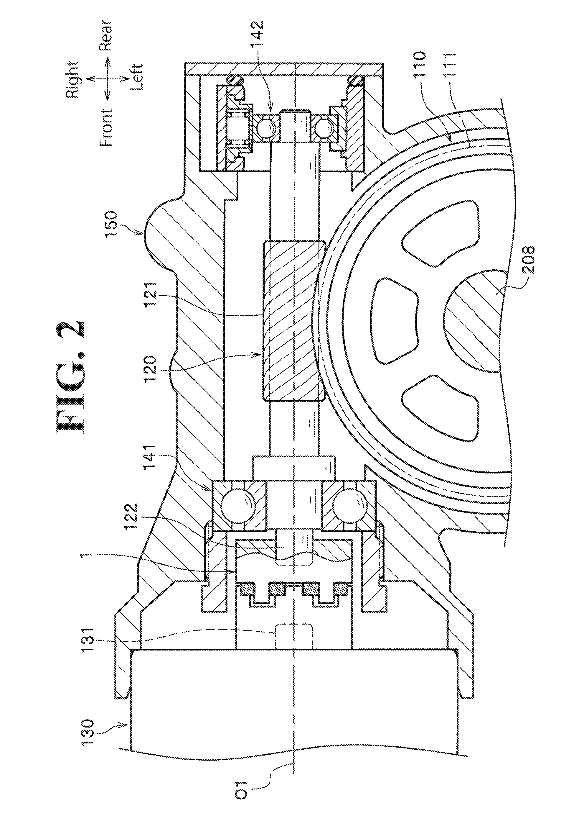 Joint structure and power steering device