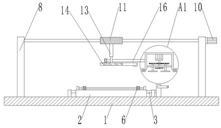 Automobile part polishing machine