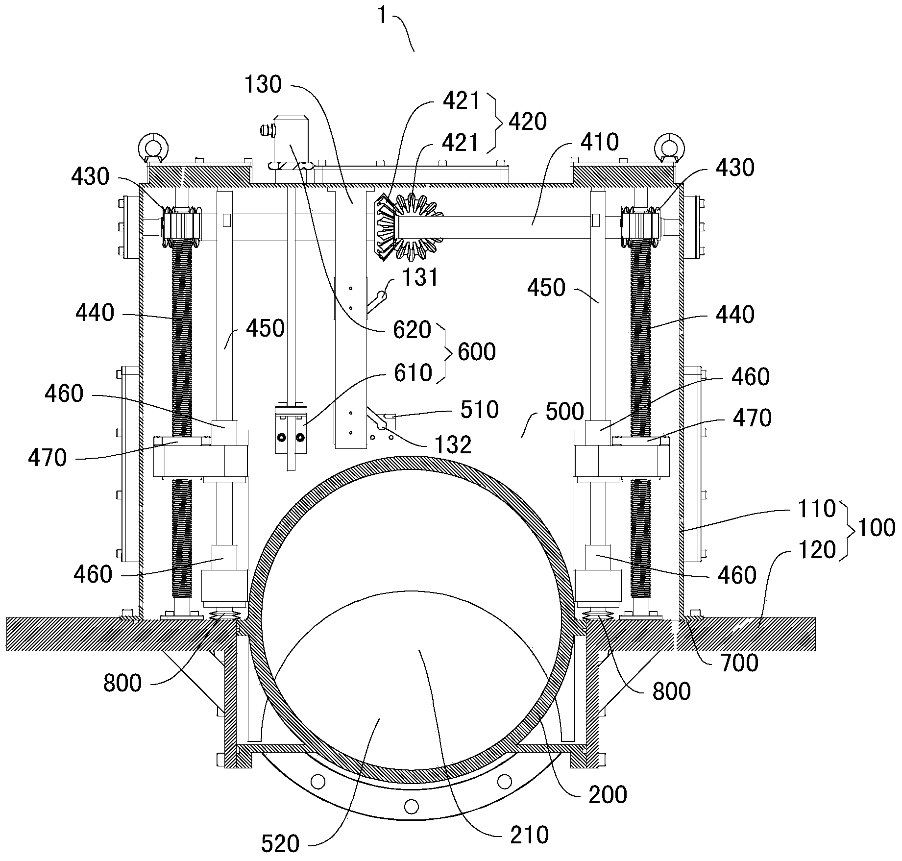 Flow distortion simulation device