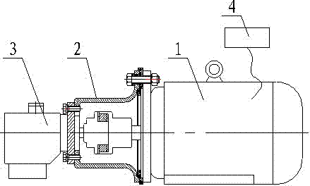 Variable frequency steering driving device of three-phase motor