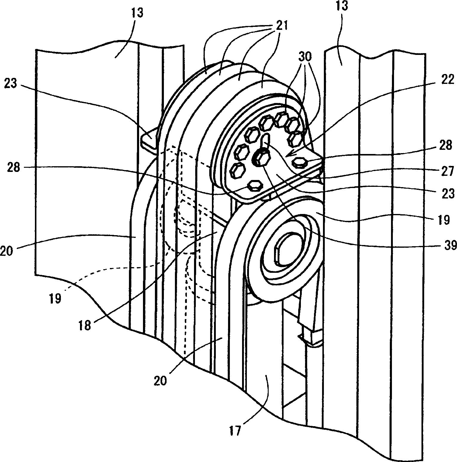 Lift device for industrial vehicle