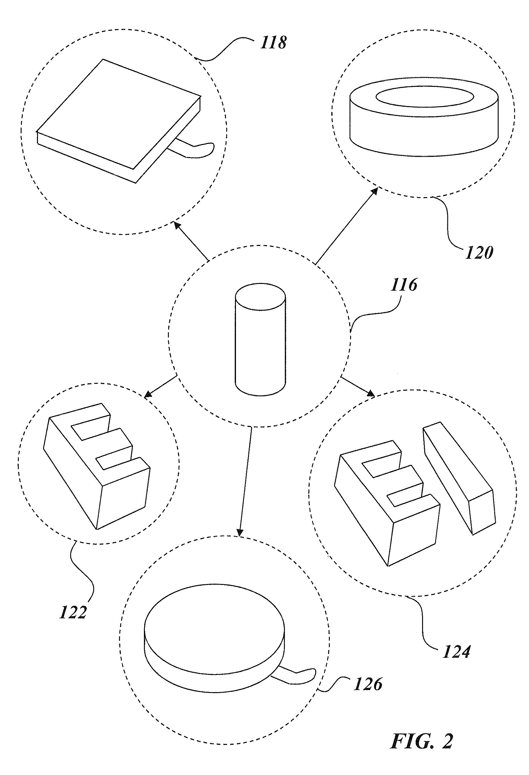 Magnetic grain boundary engineered ferrite core materials