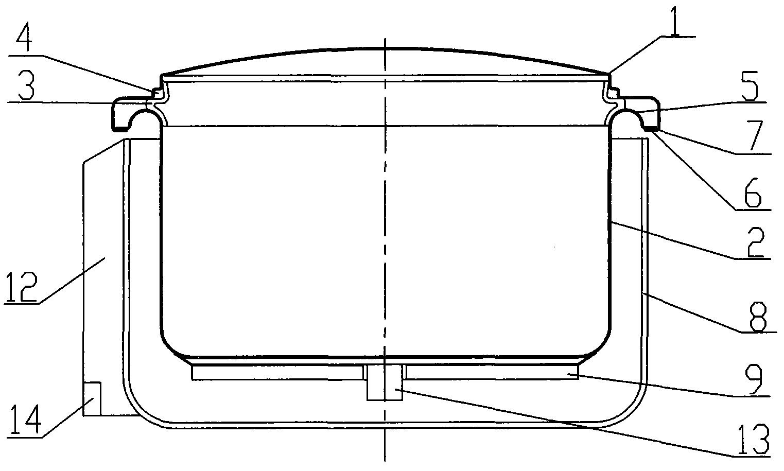 Electric heating pressure stewing utensil