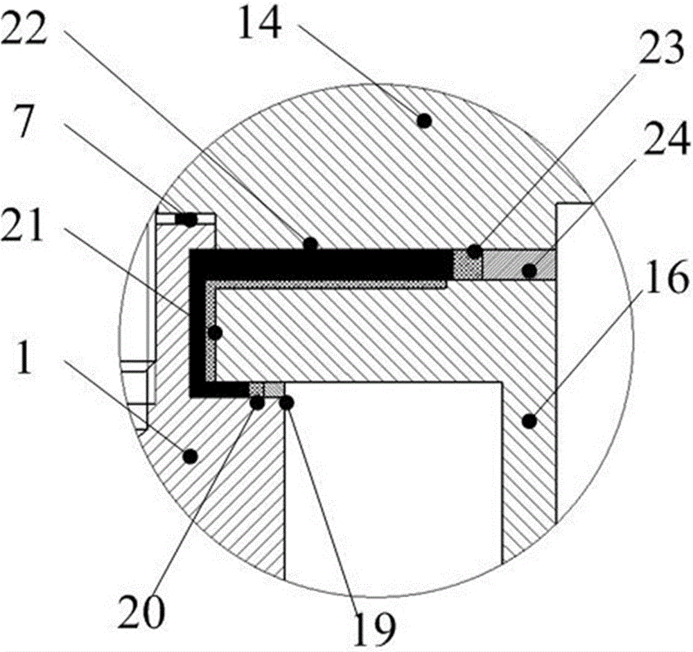 A self-sealing high-pressure valve