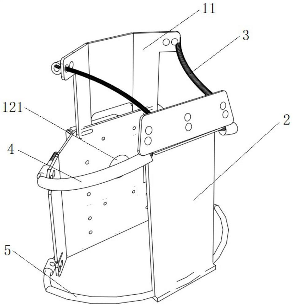 Armor device for experiments of non-human primates