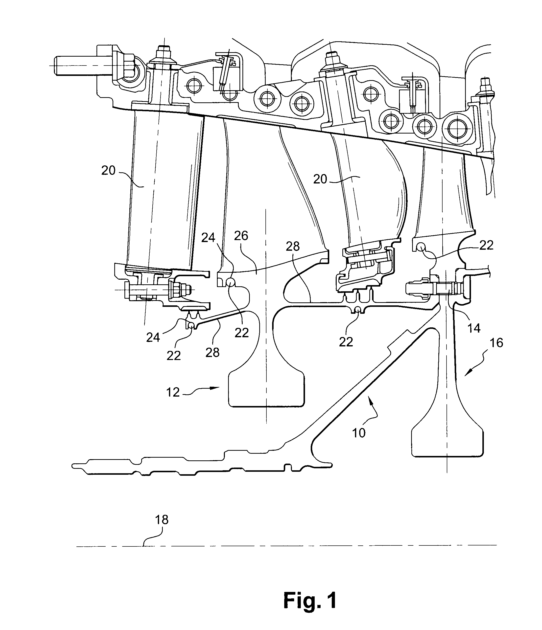 Split ring for a rotary part of a turbomachine