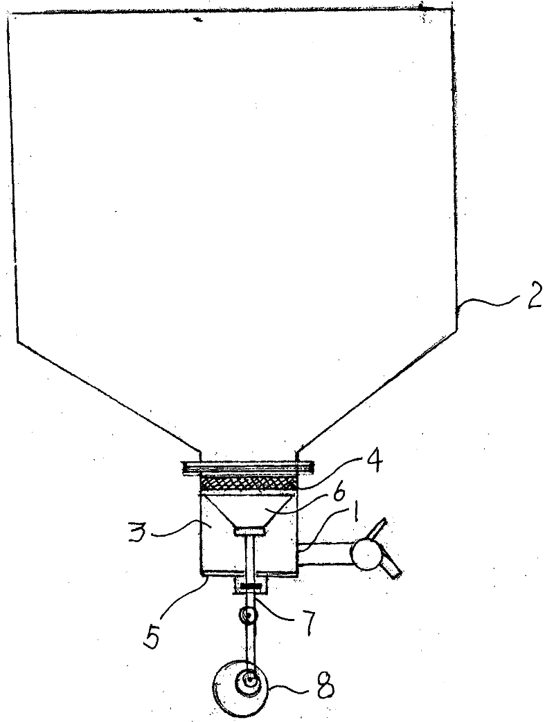 Lower brain device for soybean product production equipment