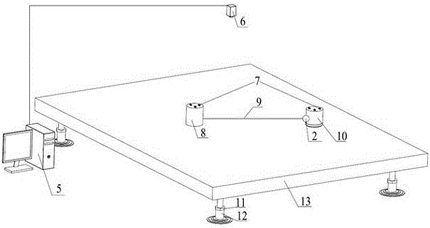 Impact-proof buffer release control method and experiment apparatus for space tether system combination body