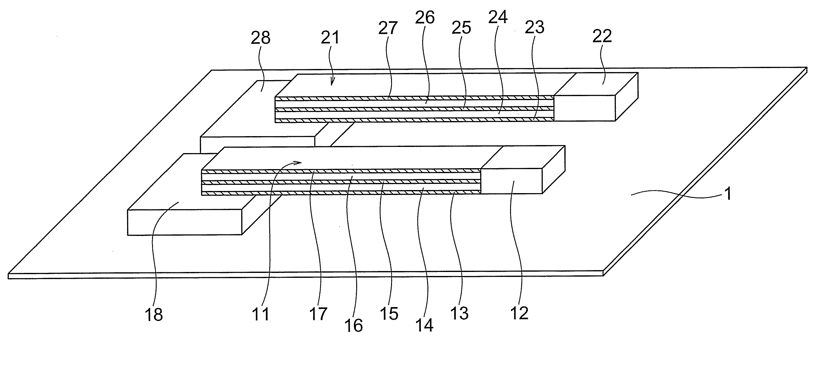 Piezoelectric driven MEMS device