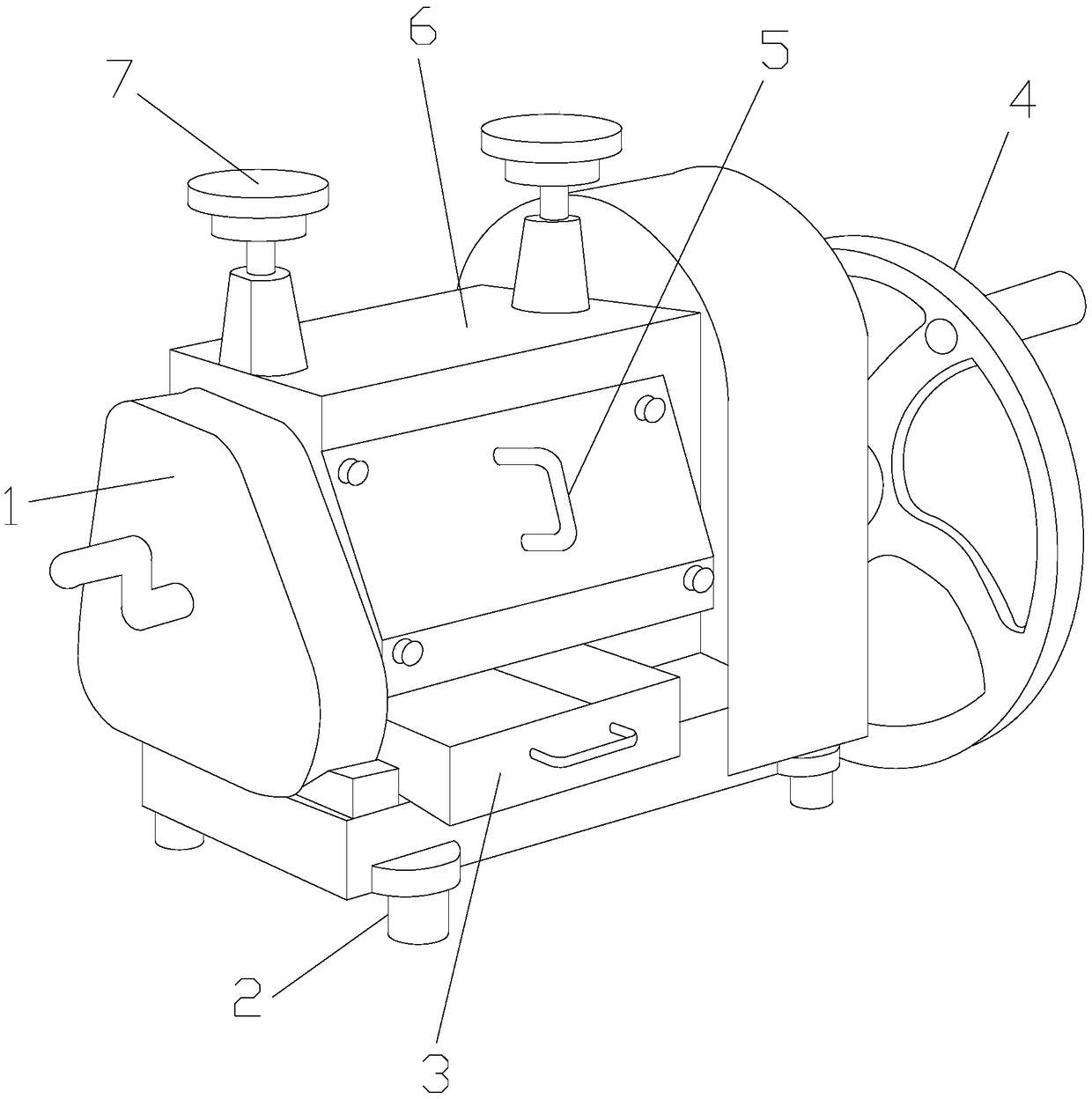 Roller surface processing device