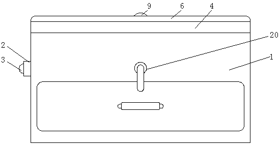 Dust sucking device for mobile phone accessories