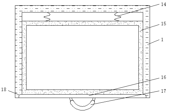 Dust sucking device for mobile phone accessories