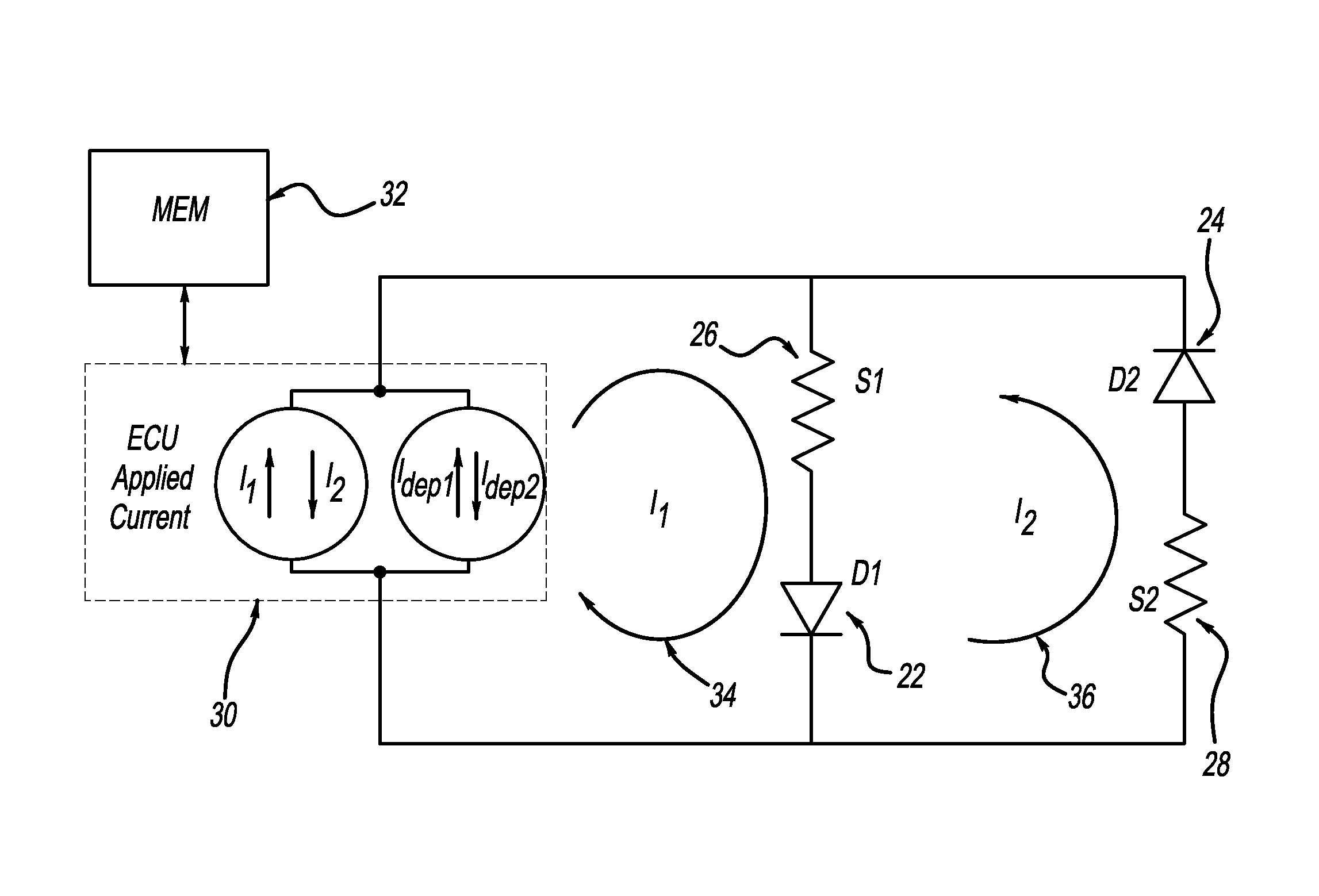 Method and System for Dianostic Measurement of Motor Vehicle Restraint System Squib Loop Resistance