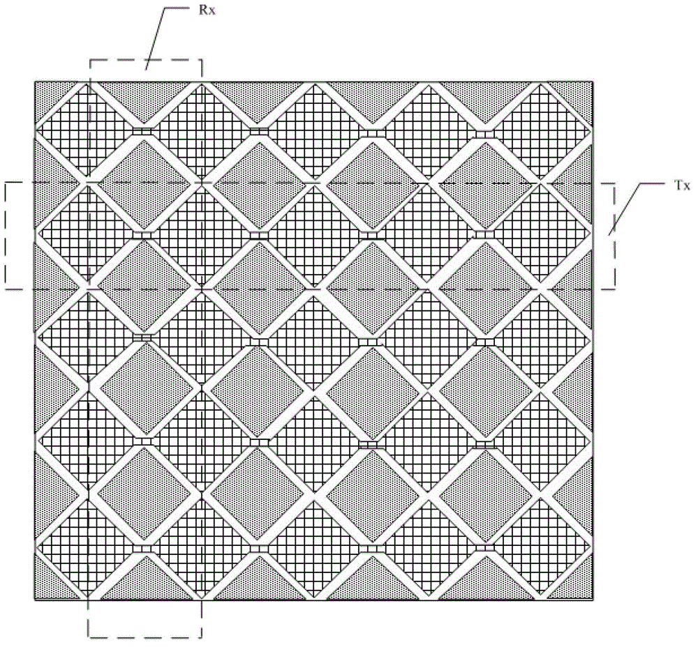 Capacitance type in cell touch panel and display device