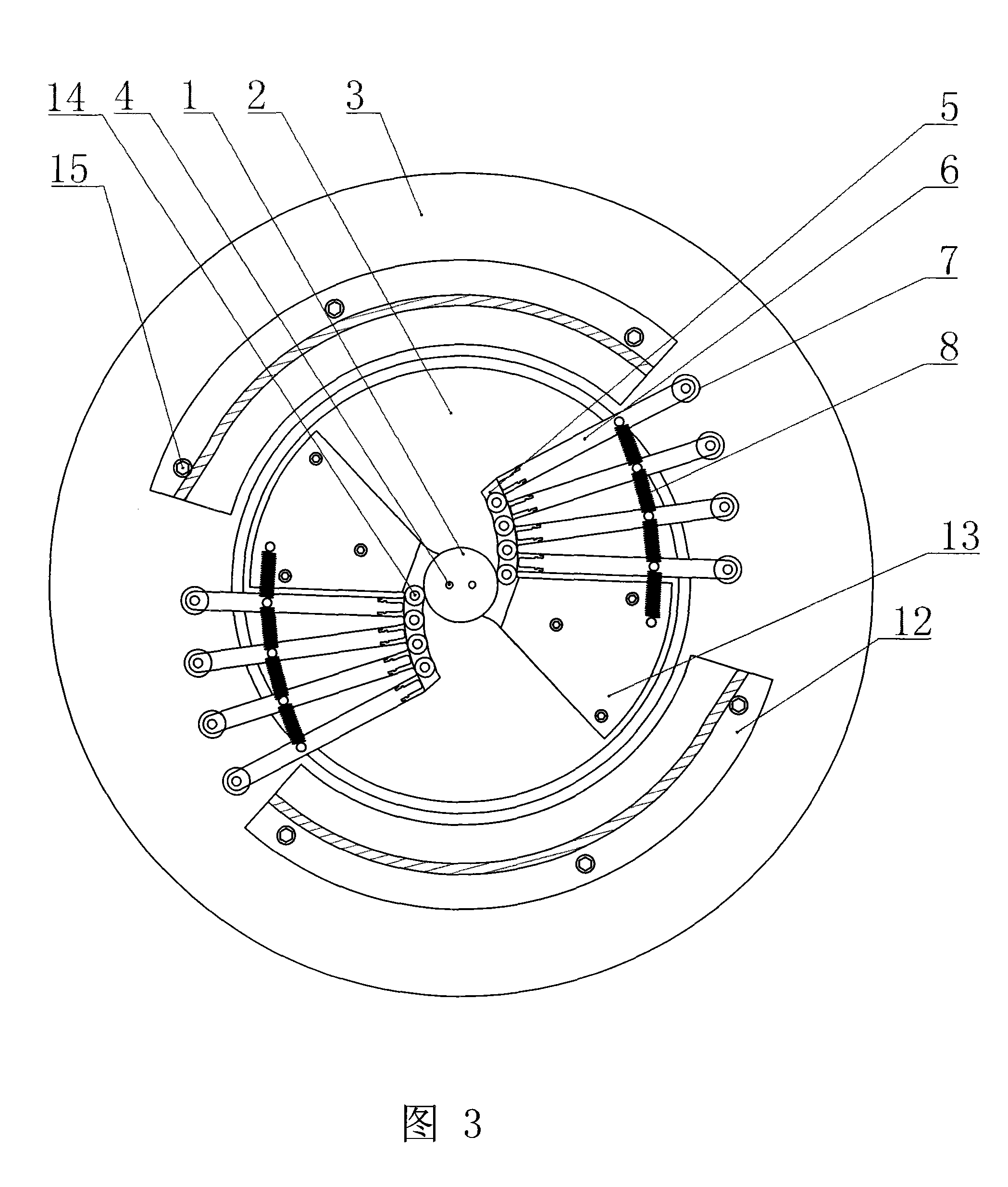 Apparatus for preparing S type metallic honeycomb