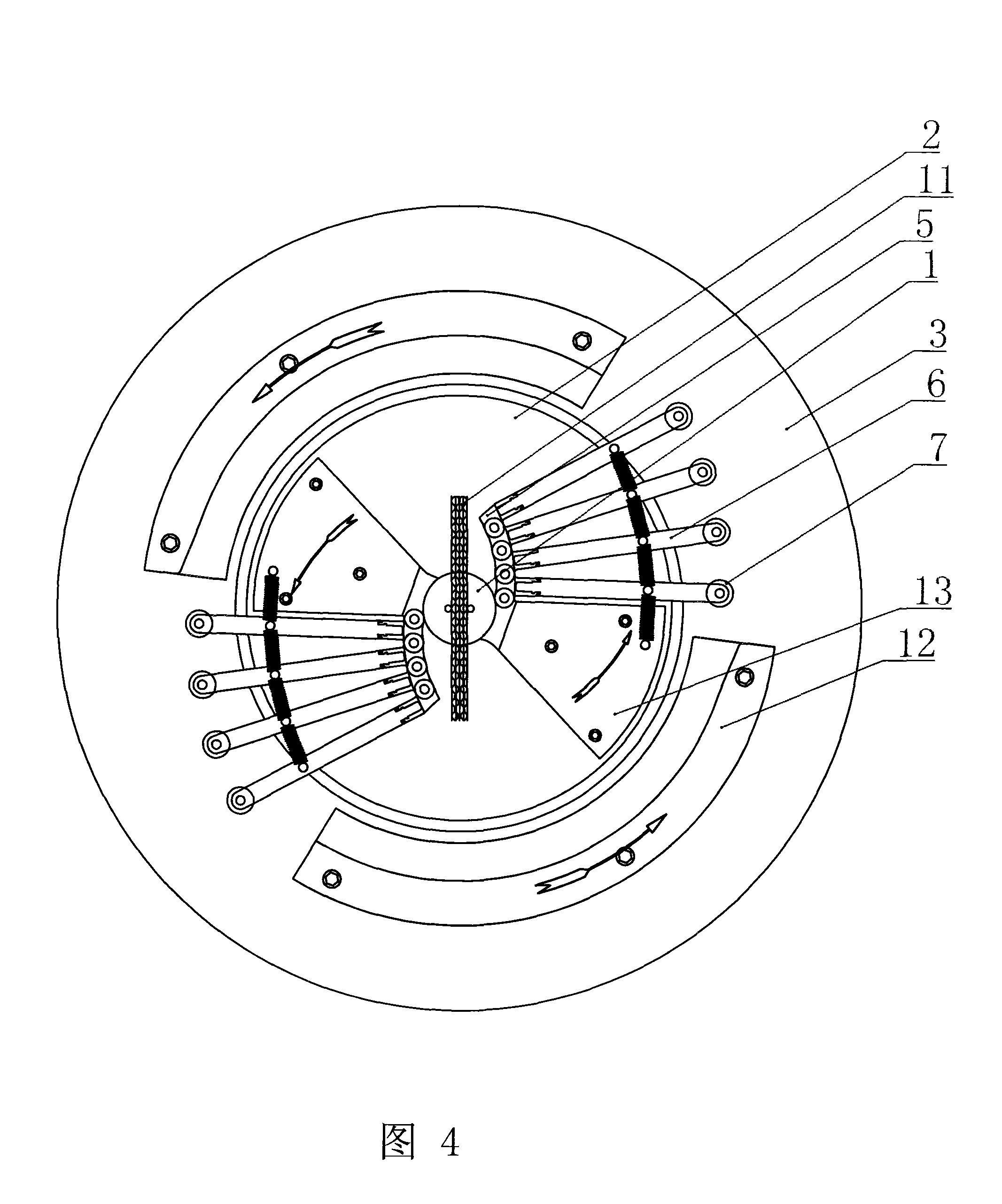 Apparatus for preparing S type metallic honeycomb