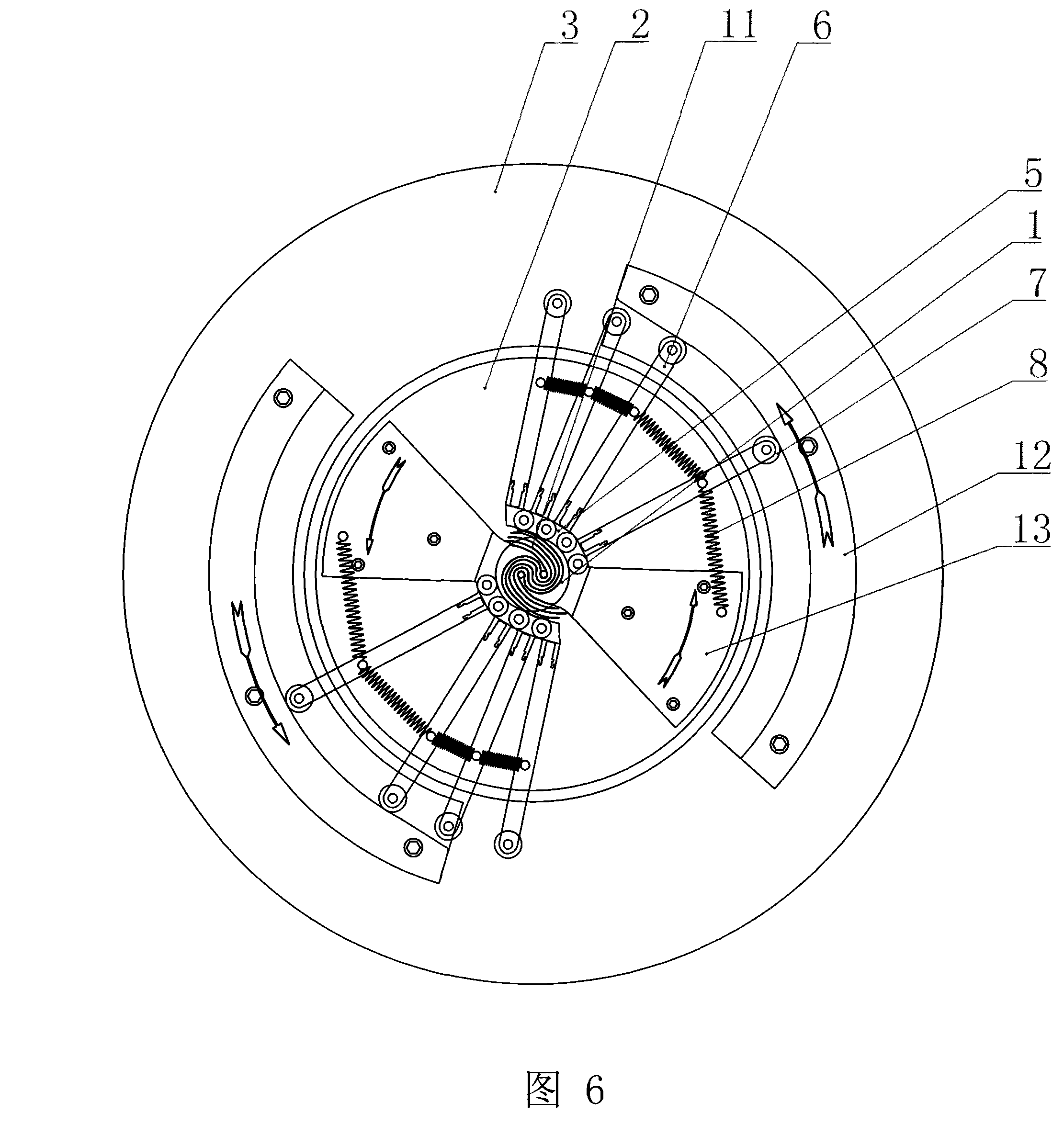 Apparatus for preparing S type metallic honeycomb