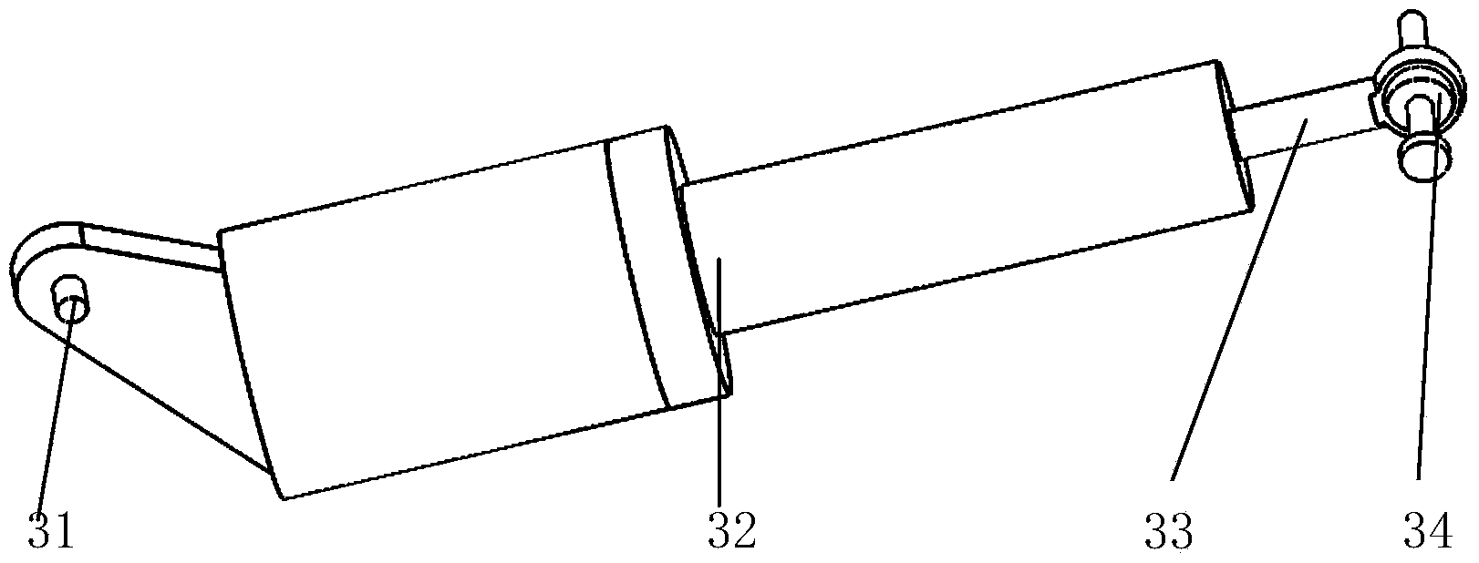 Novel underwater vehicle parallel vectored thruster and attitude determination method therefor