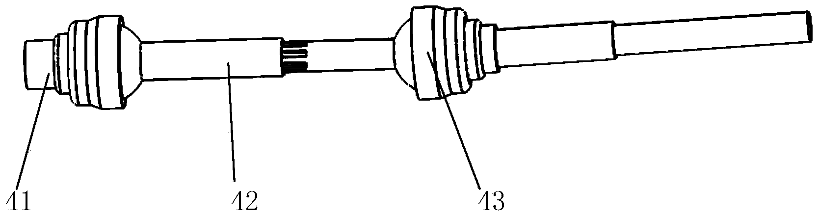 Novel underwater vehicle parallel vectored thruster and attitude determination method therefor