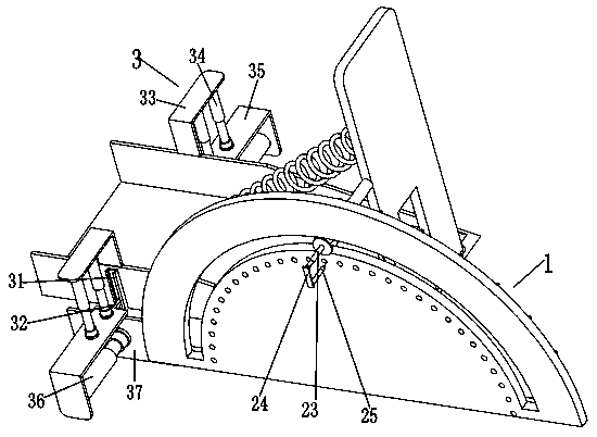 Non-destructive precision measuring instrument for angle of mechanical parts and angle precision measuring method