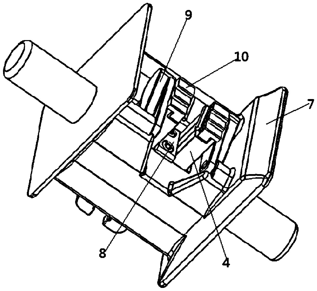 A high voltage isolating switch