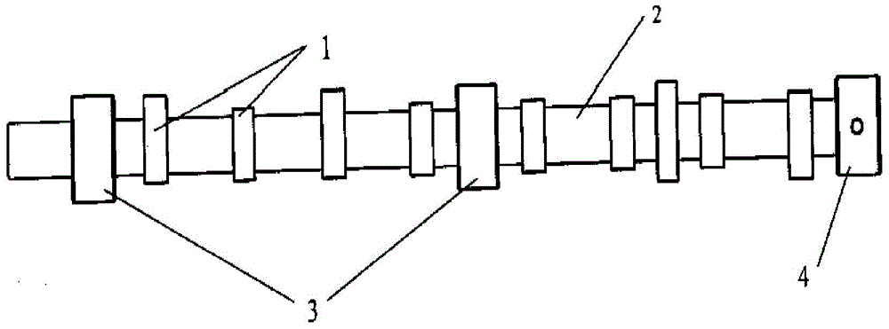 Manufacturing method for engine assembly type camshaft