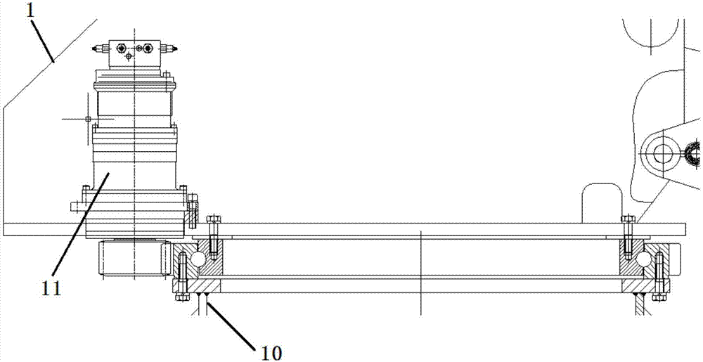 Funnel slag removing device for roller-way slag treatment process