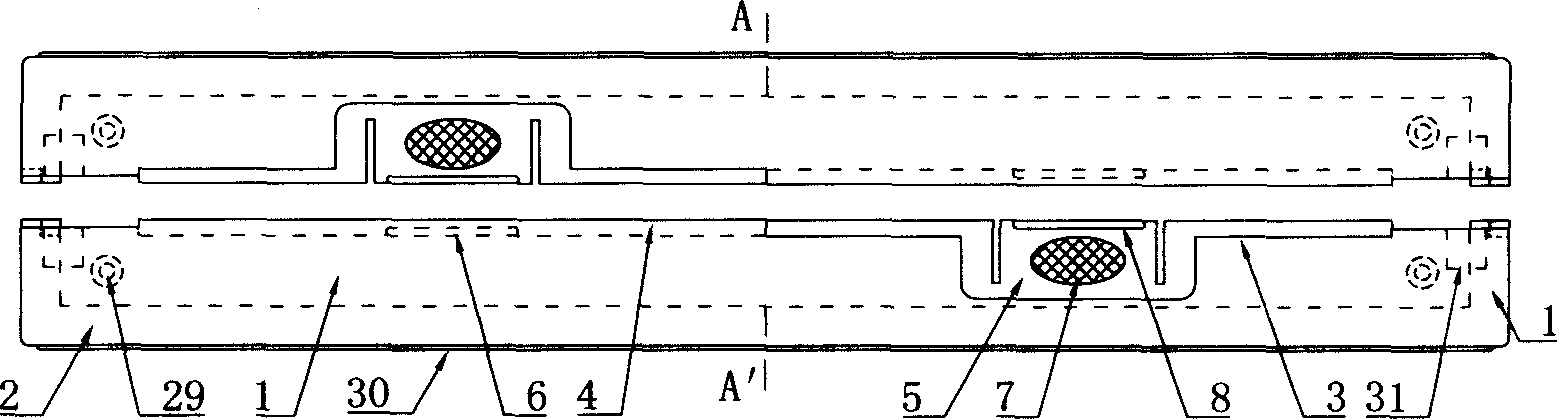 Concave appliance and its application method