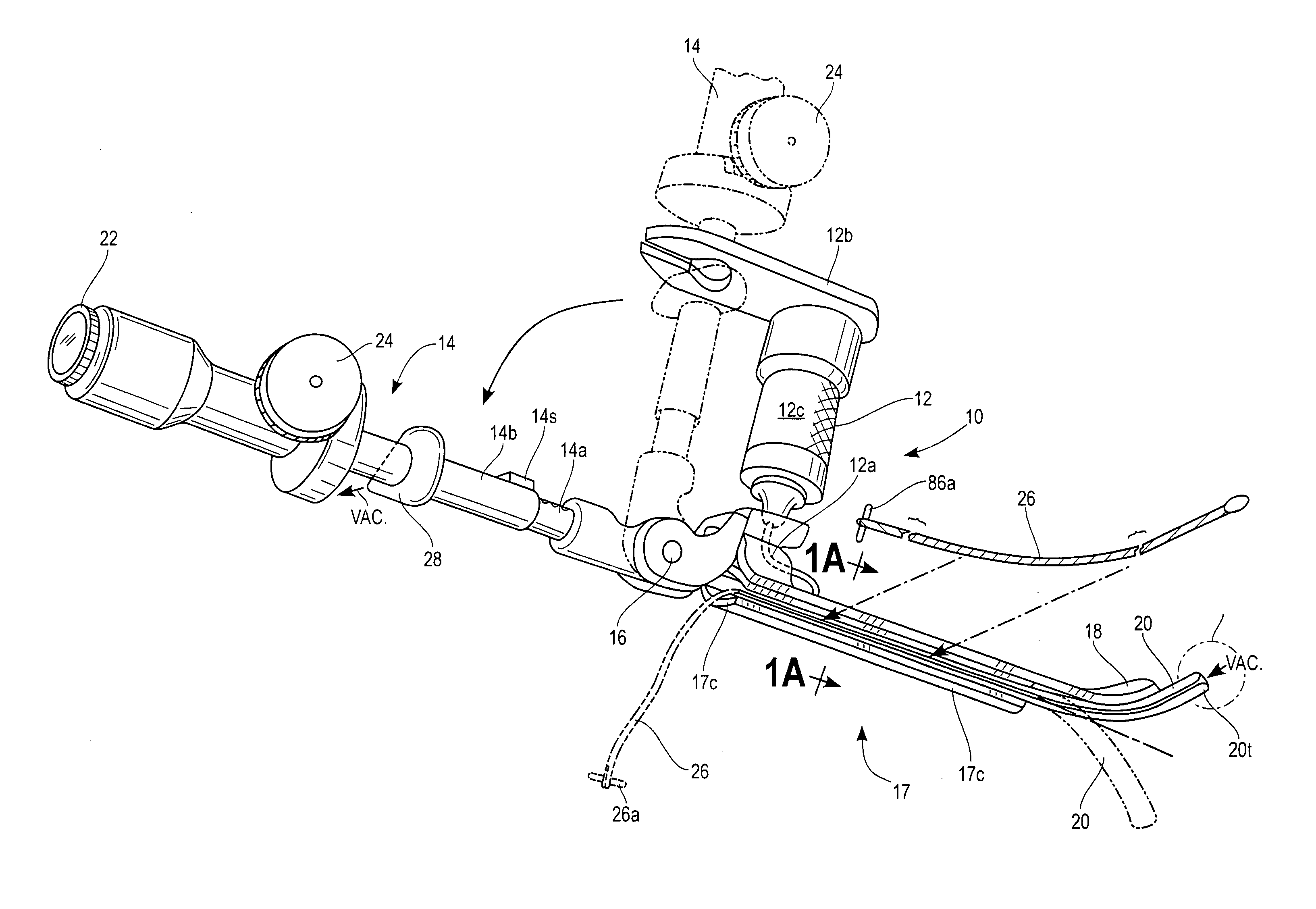 Instrument for direct laryngoscopy with a rigid blade and flexible fiberoptics