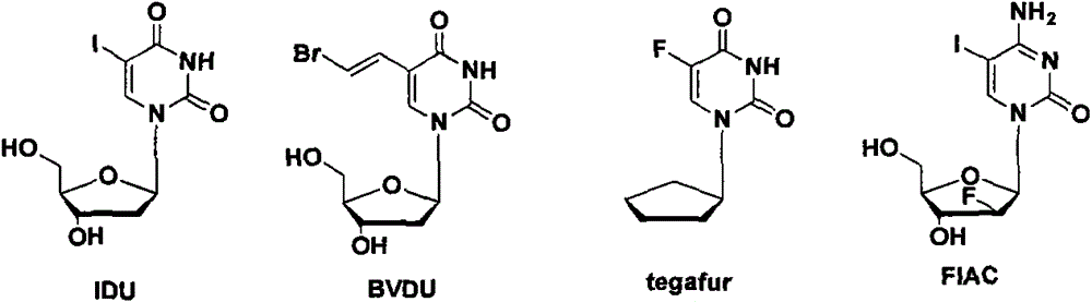 5-cyclohexyl uracil arabinoside, preparation method and application thereof