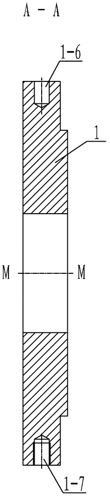 Tool for processing air extracting pipe of condenser of turbine