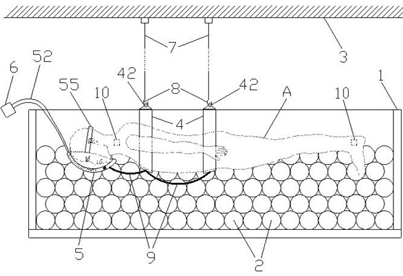 Dry type swimming device