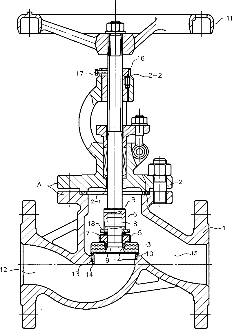 Isolating valve sealed by structural ceramic valve clack and metal elastic valve seat