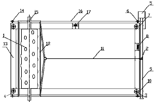 Sandy soil laying leveling device and sandy soil laying method