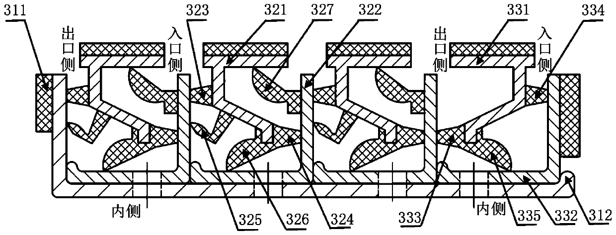 Bidirectional alternative integral sealing device for main drive of tunnel boring machine