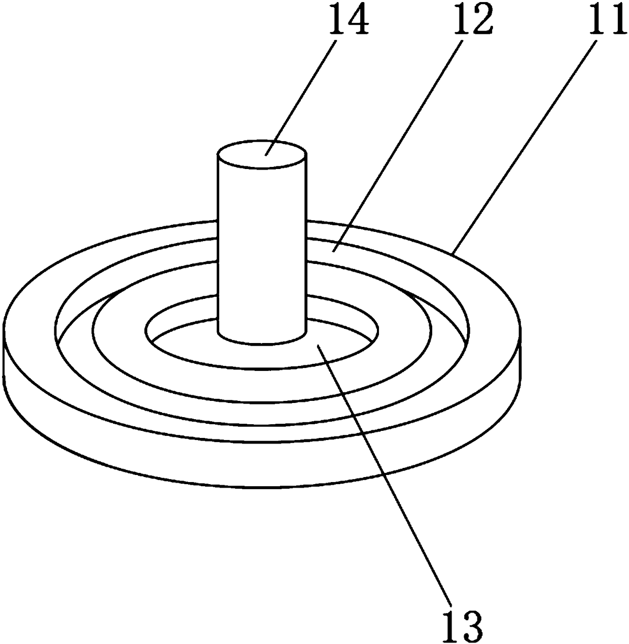 Device for cleaning mechanical part finished products