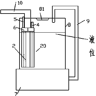 Liquid supplying device with rolling ball thrust bearing and buffer-type spacing pipeline section