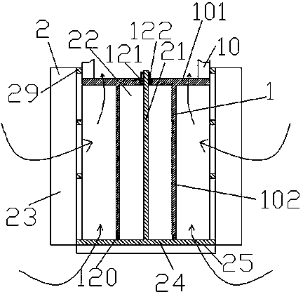 Liquid supplying device with rolling ball thrust bearing and buffer-type spacing pipeline section