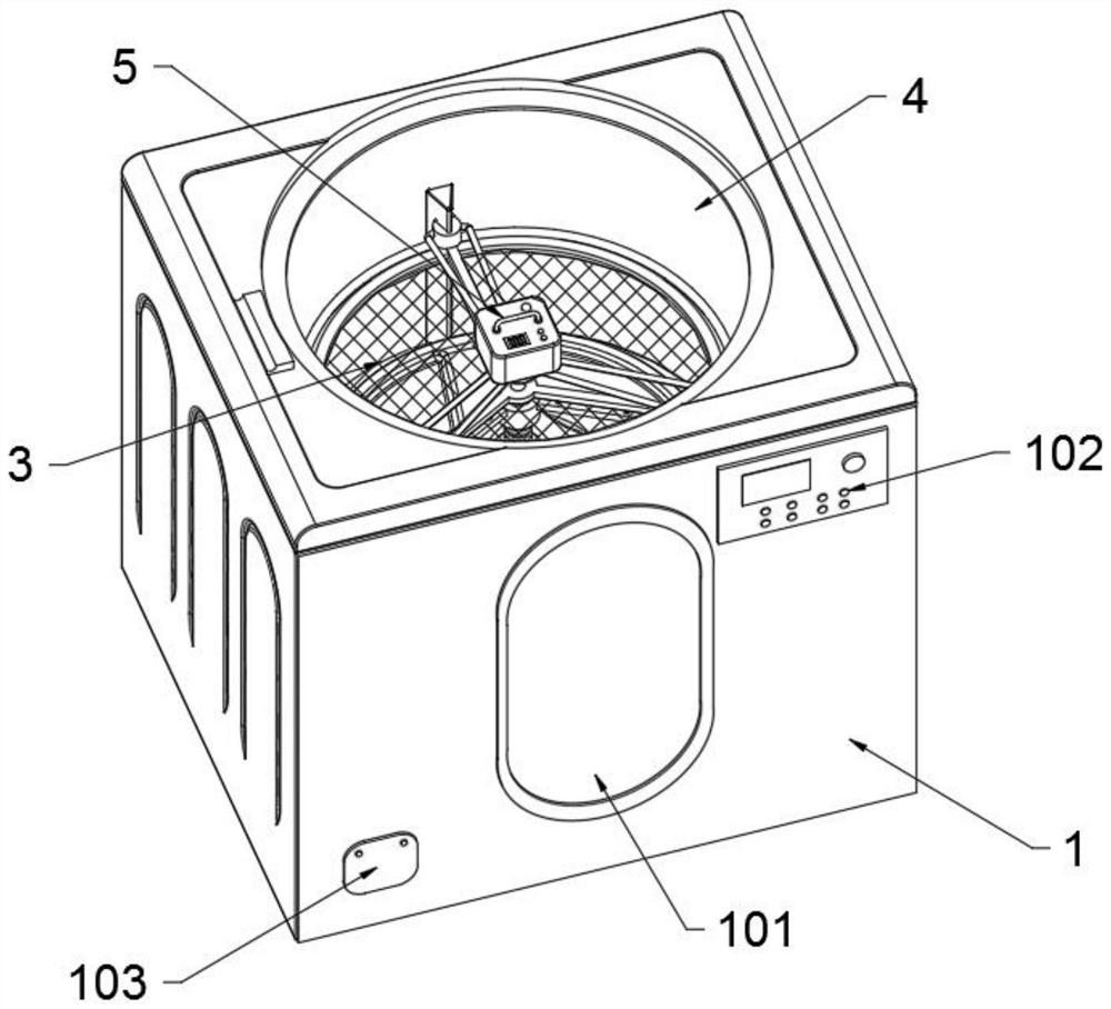 Quick cleaning and disinfecting equipment for surgical instruments of medical ophthalmology