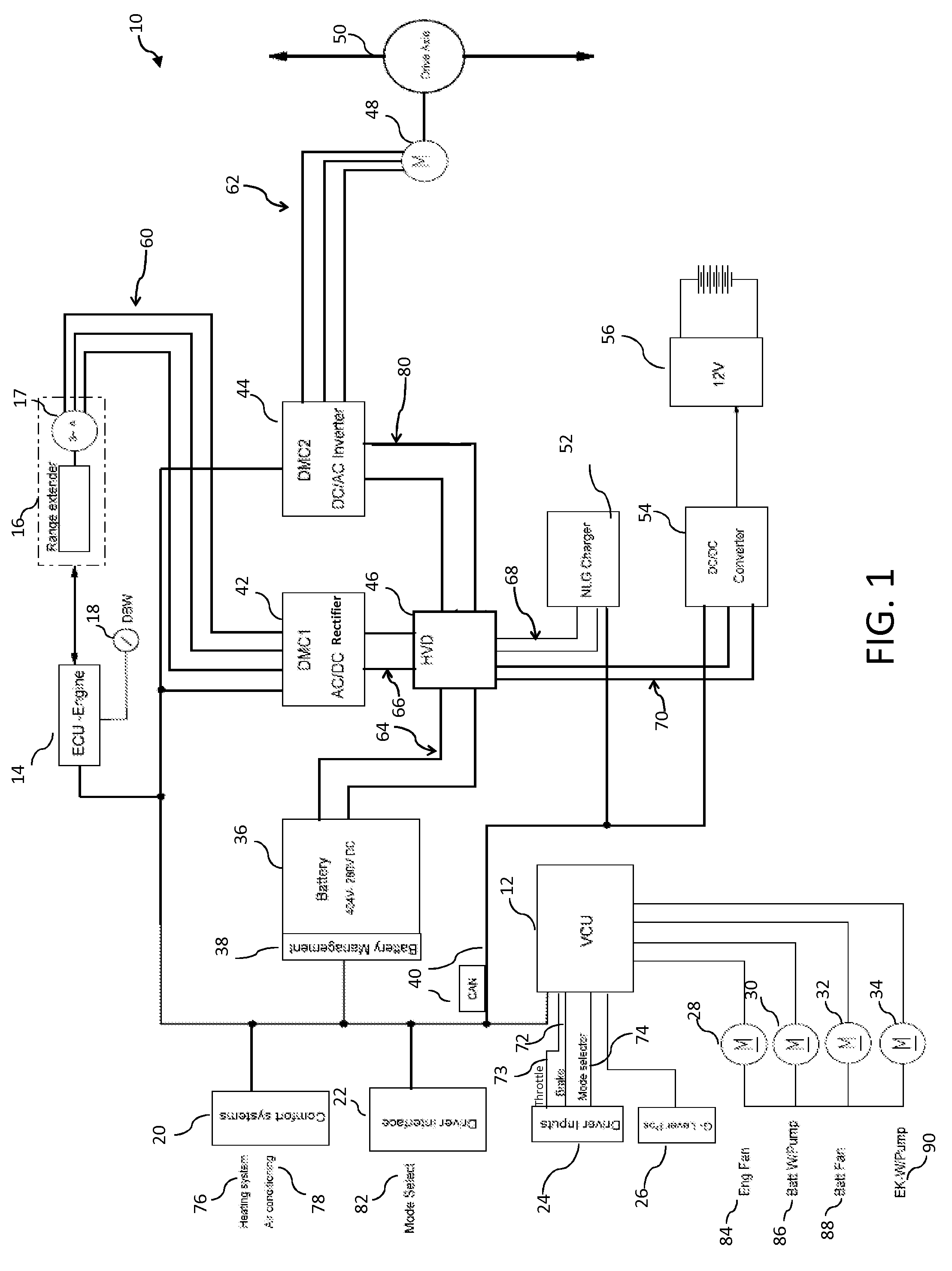 Electric vehicle and on-board battery charging apparatus therefor