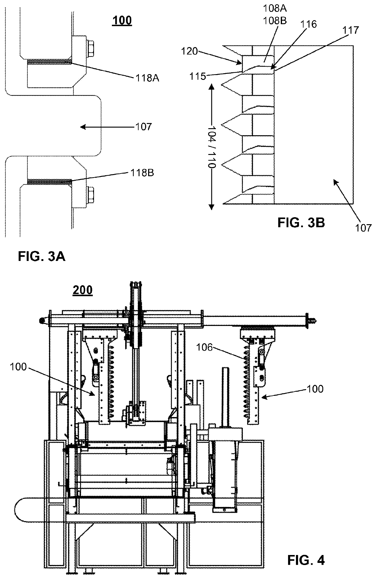 A gripping device for gripping a binding material from an object