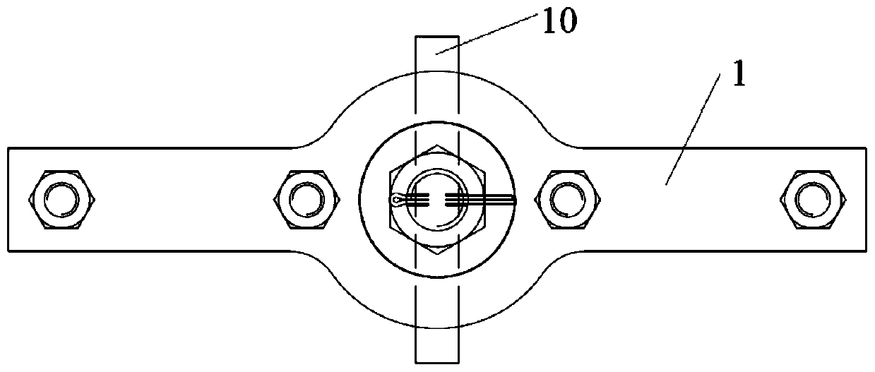 Lifting lug cable clamp