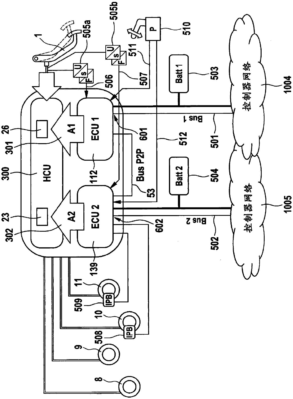 Braking systems for motor vehicles