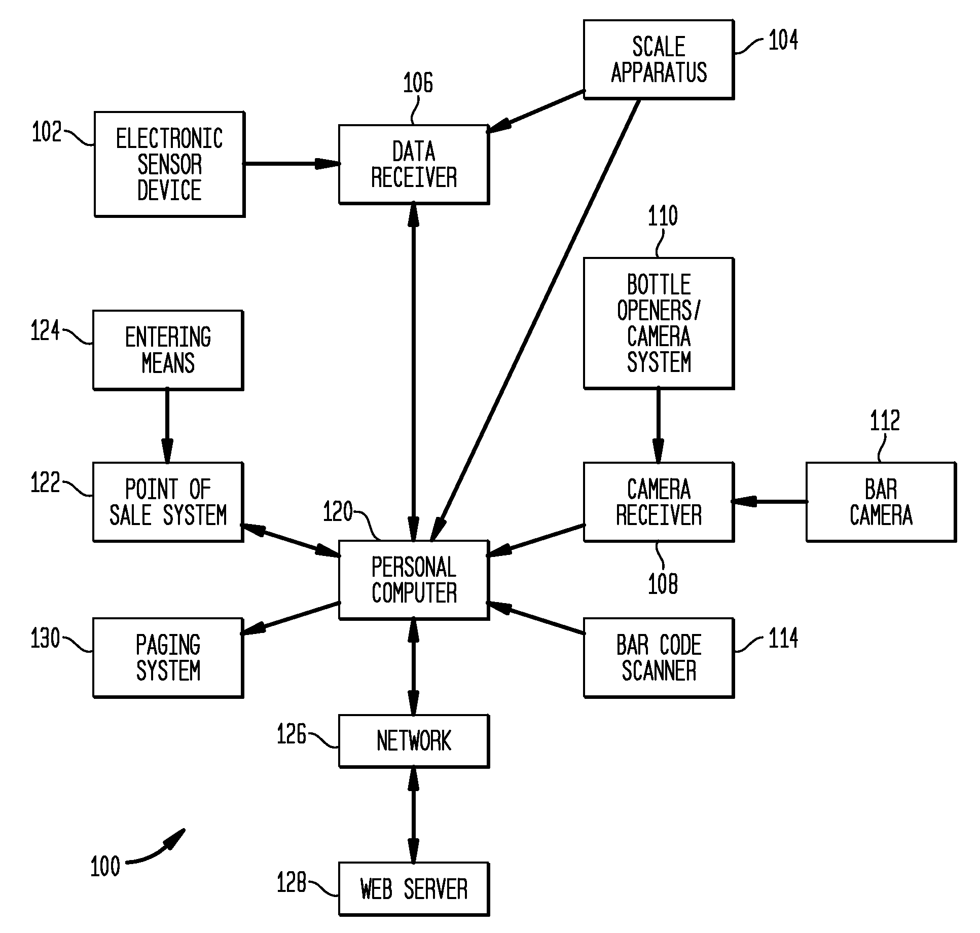 System and method using a scale for monitoring the dispensing of a beverage