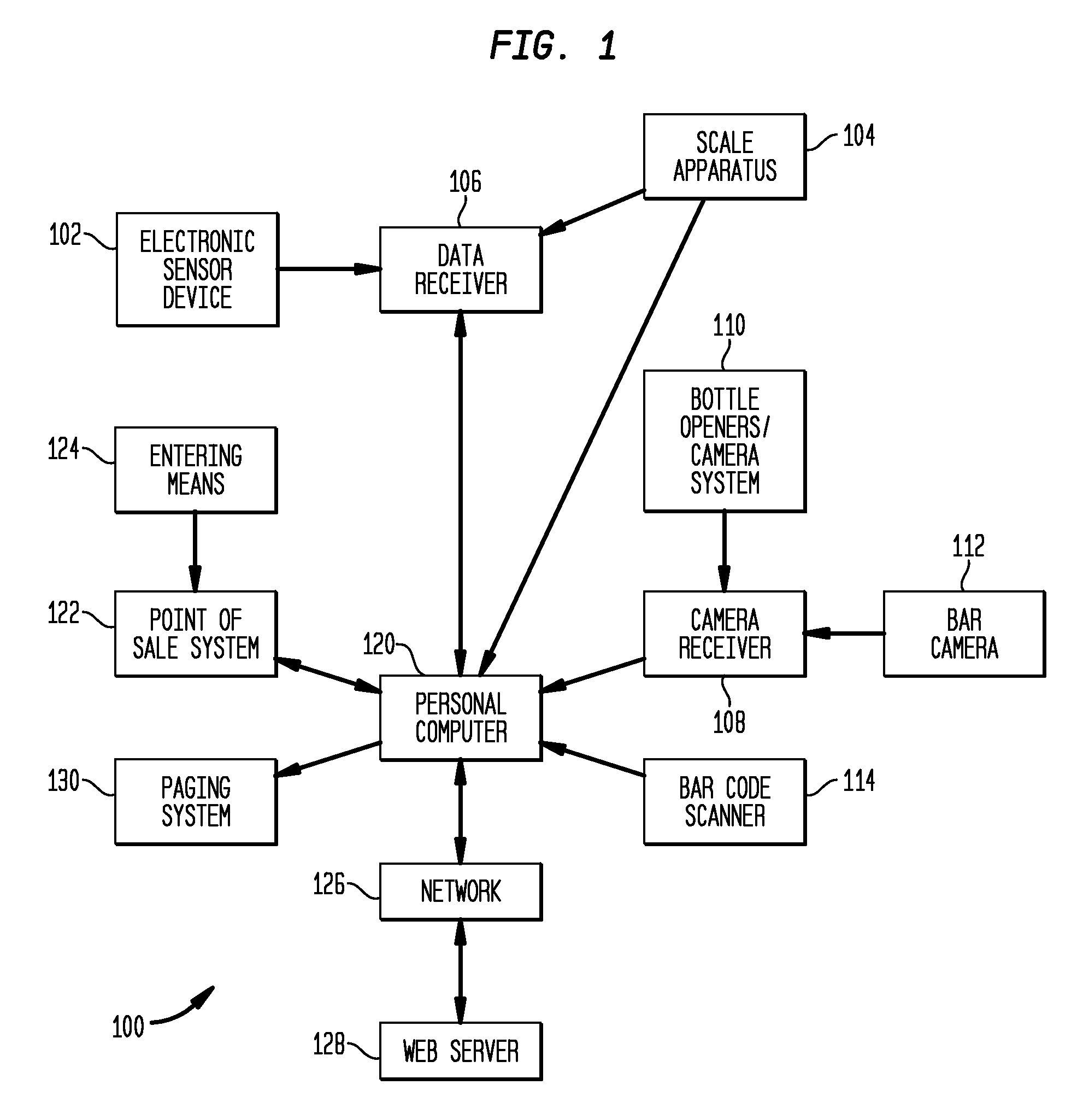 System and method using a scale for monitoring the dispensing of a beverage